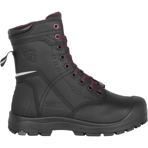 Women's Work Boots with Internal Flexible Metguard, Leather, Steel Toe, Size 7, Impermeable -  