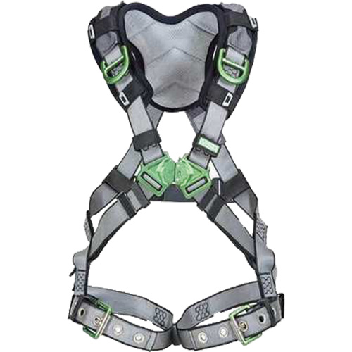 V-FIT Full Body Safety Harness, CSA Certified, Class AEP, Super Extra Large, 400 lbs. Cap. - MSA 10194975