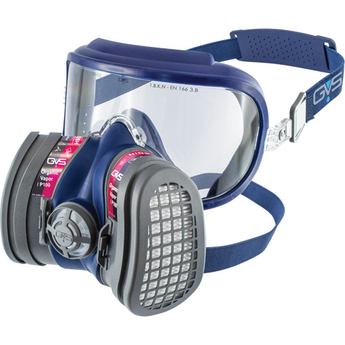 Respirateur &agrave; profil bas Elipse Integra OV-P100 NIOSH avec filtres de rechange, &eacute;lastom&egrave;re/Thermoplastique, Moyen/grand - GVS SPR660