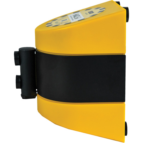 Syst&egrave;me de barri&egrave;re de s&eacute;curit&eacute; HAZLOK, Plastique, Fixation magn&eacute;tique, 30', Ruban Noir et jaune - Esco 50185