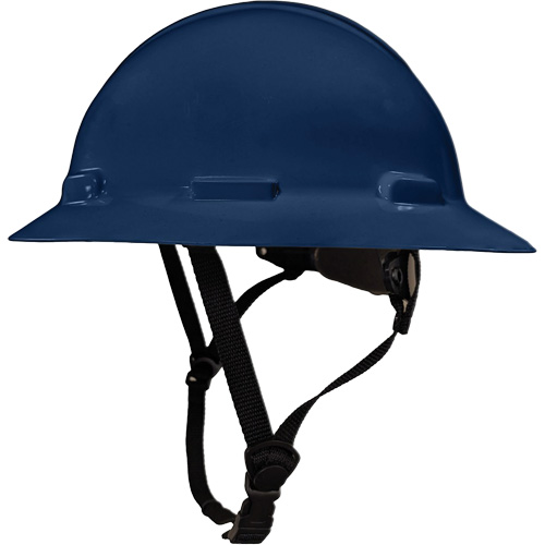 LIDGUARD&reg; Full Brim Hardhat with Chinstrap, Meets CSA Type 1, Ratchet Suspension, Vented - Dentec 14LIDCSFR1-DBL