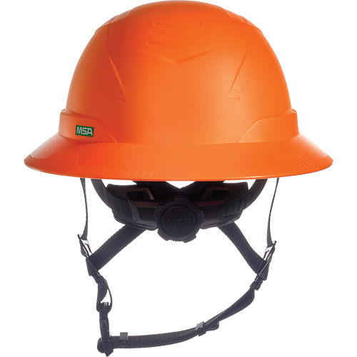 V-Gard H2&reg; Full Brim Safety Helmet, Ratchet Suspension, Non-Vented - MSA 10250598