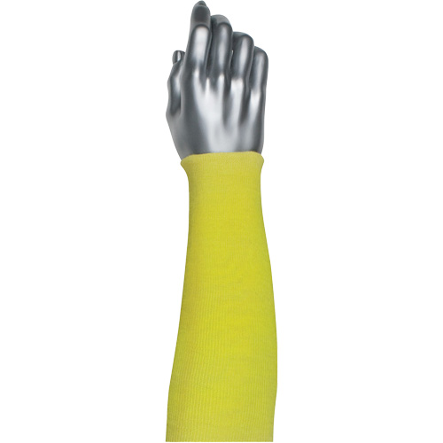Kut Gard&reg; Single-Ply DuPont Sleeve, Kevlar&reg;, 18", ASTM ANSI Level A2, Yellow - PIP Global Safety GP10KS18S