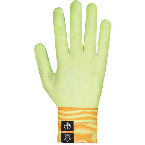 Dexterity Max Ultra-Thin High-Visibility Cut-Resistant Gloves, 6, Foam Nitrile Coated, ASTM ANSI Level A6 - Superior Glove Works Ltd. S24TAXGHN-6