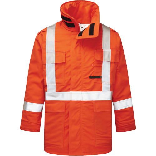 Avenger 9 oz High-Visibility Insulated Parka, Style 515, Men's, 3X-Large, Orange - IFR Workwear ASO515-3XL