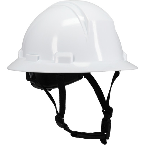 Casque de s&eacute;curit&eacute; &agrave; bord complet Kilimanjaro avec coque en PEHD, R&eacute;pond aux normes CSA type 2, Suspension Rochet, Non ventil&eacute; - PIP Global Safety HP642R-MCH-01
