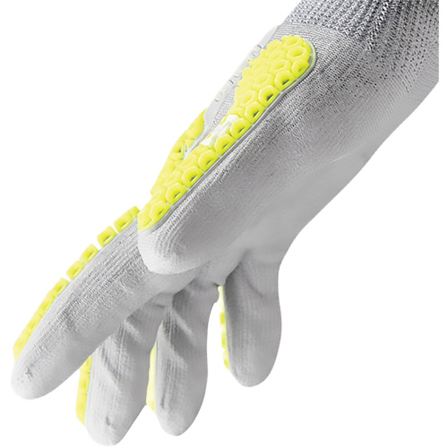 Gants antichocs Helix 3013IMP, 8/Moyen, Paume en PEHP, Poignet &eacute;lastique - Hexarmor 3013IMP-M (8)