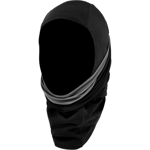 N-Ferno&reg; Dual-Layer Balaclava Face Mask, Nylon/Spandex, Black - Ergodyne 16844