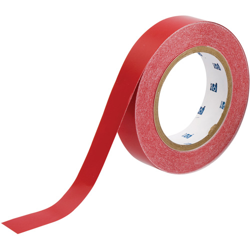 Ruban marqueur de tuyau, 90', Rouge - Brady 36302
