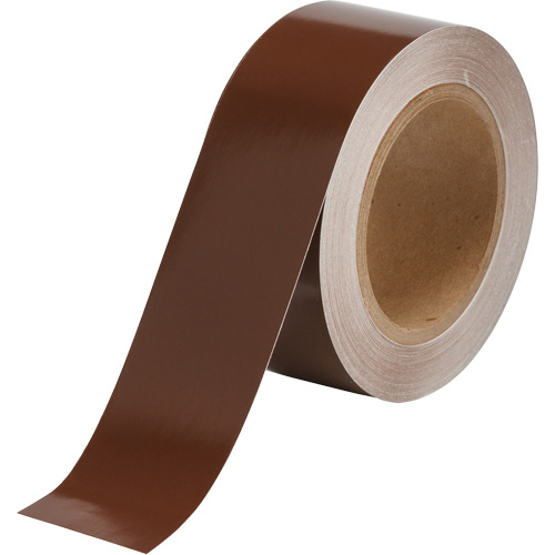 Pipe Marker Tape, 90', Brown - Brady 36310