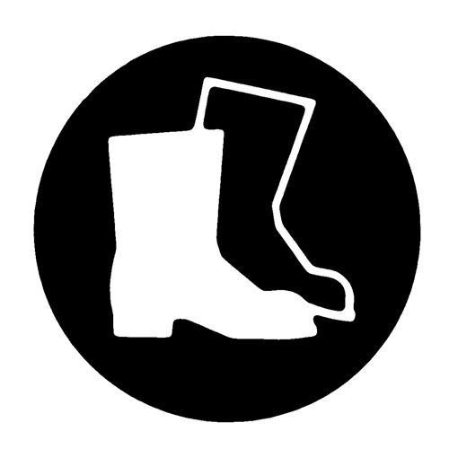 Right to Know Pictogram Labels - Full Protection Suit, Vinyl, Sheet, 5/8" L x 3/4" W - Brady 58565