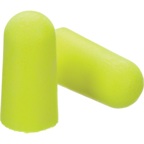 Bouchons d'oreilles n&eacute;on jaune E-A-Rsoft, Vrac - Sac en poly, Grand - 3M 312-1251