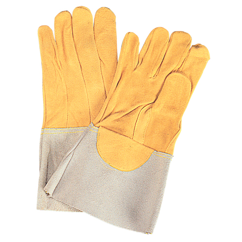 Gants de soudage TIG &agrave; ajustement sup&eacute;rieur, Cuir de daim refendu, Taille Moyen - Weld-Mate 