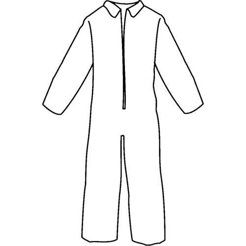 Pyrolon&reg; Plus 2 Disposable FR Coveralls, 4X-Large, Blue, FR Treated Fabric - Lakeland 7412B-4X