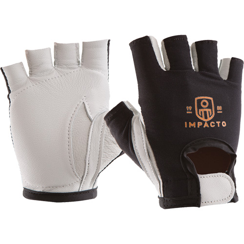 Anti-Impact Left-Hand Glove, Size Small, Goatskin/Split Leather Palm - Impacto 401-30S-LEFT