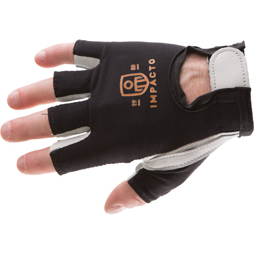 Anti-Impact Left-Hand Glove, Size Small, Goatskin/Split Leather Palm - Impacto 401-30S-LEFT