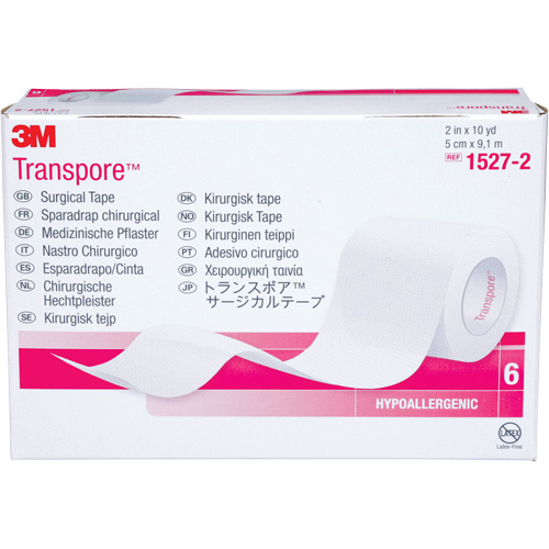 Ruban chirurgical Transpore, Classe 1, 30' lo x 2" la - 3M 3M1527-2