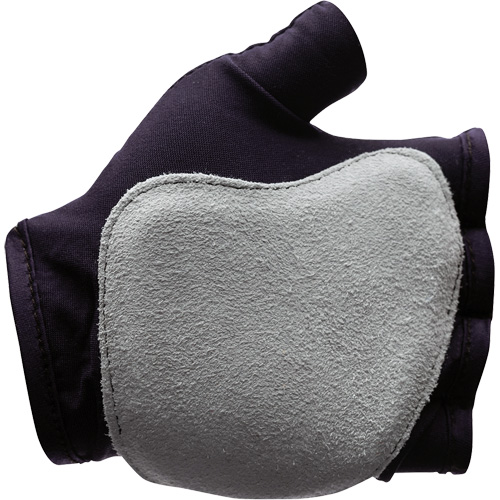 Gants antichocs sans doigts, main droite, Petit, Paume en Cuir refendu, Poignet &agrave; enfiler - Impacto 501-10S-R