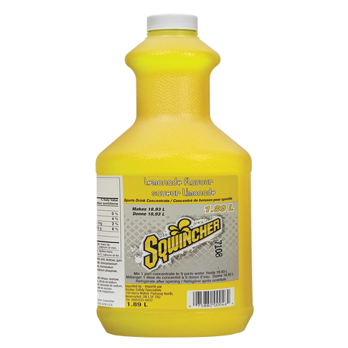 Sqwincher Boisson de r&eacute;hydratation, Concentr&eacute;, Limonade - Dentec 11020