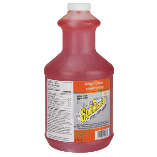 Sqwincher&reg; Rehydration Drink, Concentrate, Orange - Dentec 11021