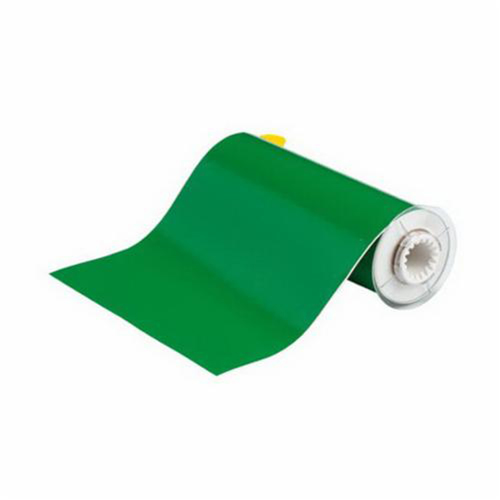 Indoor-Outdoor Label Printer Tape, Vinyl, Green, 10" Width - Brady 13612