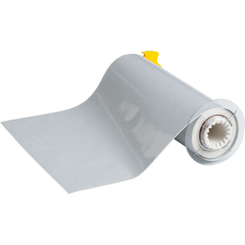 Label Printer Tape, Retro Reflective, Silver, 10" Width - Brady 13590