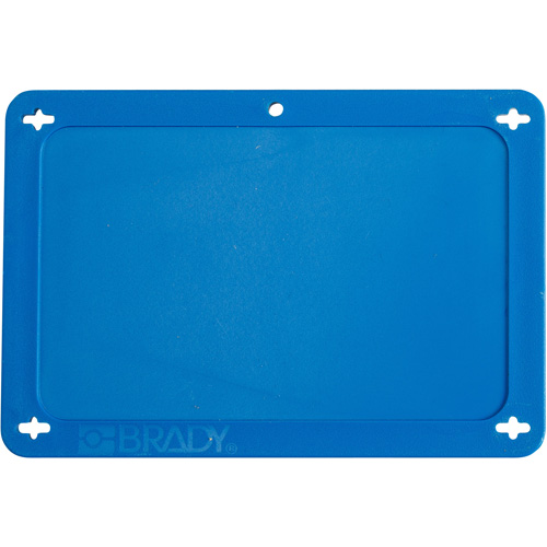 &eacute;tiquette vierge pour vanne, Plastique, 4-3/4" la x 3-1/4" h - Brady 41927