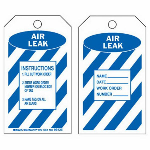 &eacute;tiquettes de rapport d'inspection, Polyester, 3" la x 5-3/4" h, Anglais - Brady 86562
