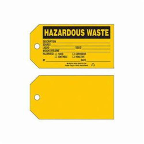 &eacute;tiquettes Hazardous Waste, Papier, 5-3/4" la x 3" h, Anglais - Brady 86763