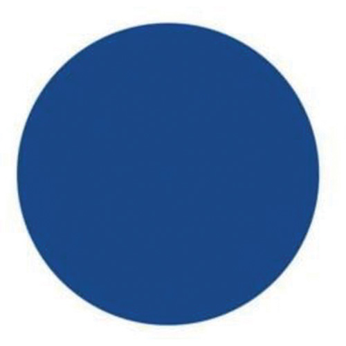 &eacute;tiquettes rondes inscriptibles, Cercle, 3" lo x 3" la, Bleu - Brady 30665