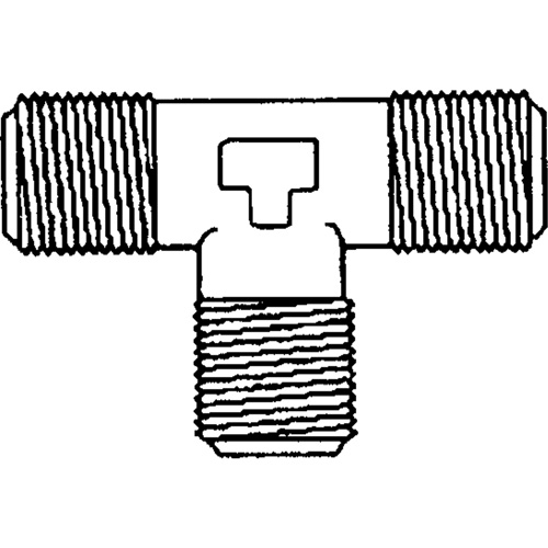Raccords en T m&acirc;les, Laiton, 1/8" - Topring 41.350