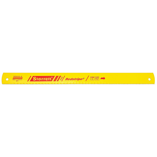 Lames pour scie &agrave; m&eacute;taux motoris&eacute;e Restripe, Acier rapide, 24" lo - Starrett RS600-6