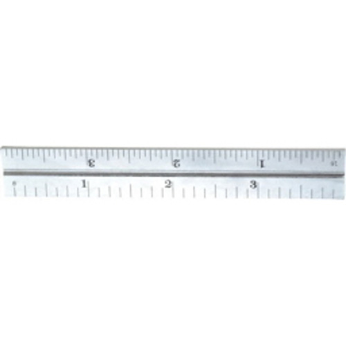 Ensembles de petites &eacute;querres, 4" lo, 8/100" Graduations, Acier, Satin - Starrett CB4-4R