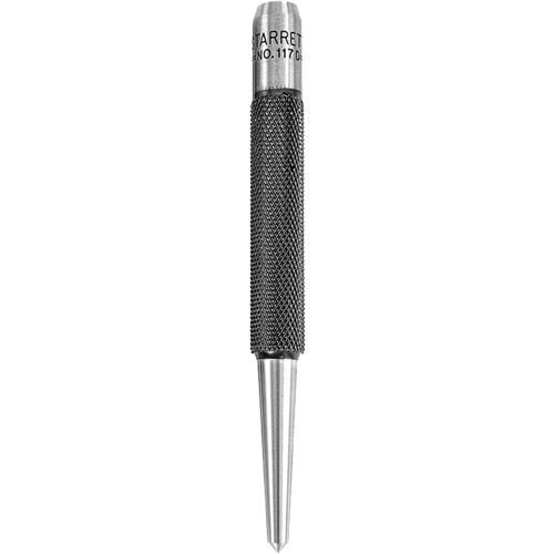 Centre Punch with Round Shank, 5/32" Dia., 4" L - Starrett 117D