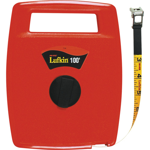 Ruban &agrave; mesurer lin&eacute;aire en fibre de verre, 1/2" x 100' - Lufkin By Crescent 706L