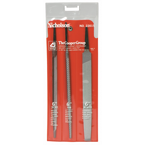 General Purpose File Set, 3 Pcs - Nicholson By Crescent 22015NNN