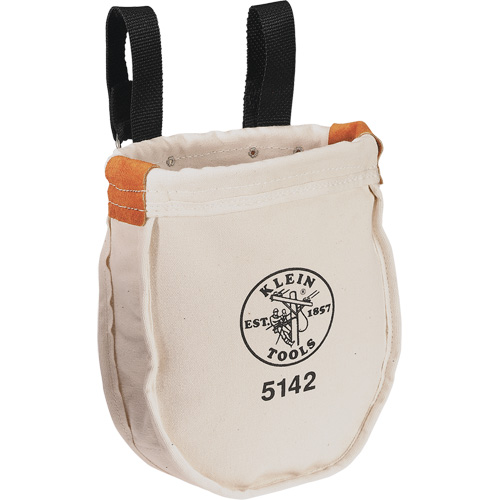 Utility tool Bag with Loop Connection, Canvas, 1 Pockets, Beige/Black - Klein Tools 5142