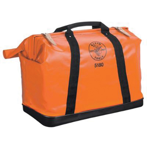 Sac d'&eacute;quipement tr&egrave;s grand, Nylon/Vinyle, 1 pochettes, Orange - Klein Tools 5180