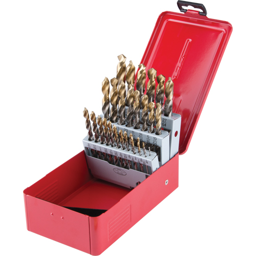 Jobber Drill Set, 29 Pieces, High Speed Steel - Dormer 5967571
