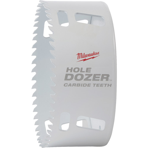 Hole Dozer Carbide Hole Saw, 4-1/4", 1-5/8" Depth of Cut, Carbide - Milwaukee 49-56-0744CAN