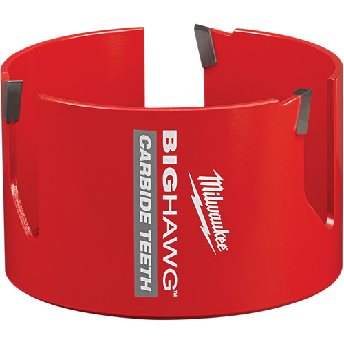 Big Hawg Hole Saw, 4-1/4", 2-1/3" Depth of Cut, Carbide - Milwaukee 49-56-9255CAN