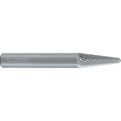 Fraise au carbure c&ocirc;nique ALLSTEEL, SL-4, 1/2" dia., 1/4" Tige, 1-1/8" Prof. de la coupe - Walter Technologies Pour Surface 01W332