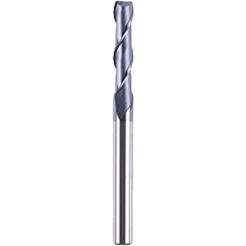 Fraise &agrave; embout carr&eacute;, 1/2" dia., 6" lo, 2 cannelures, 3" tige, Carbure -  