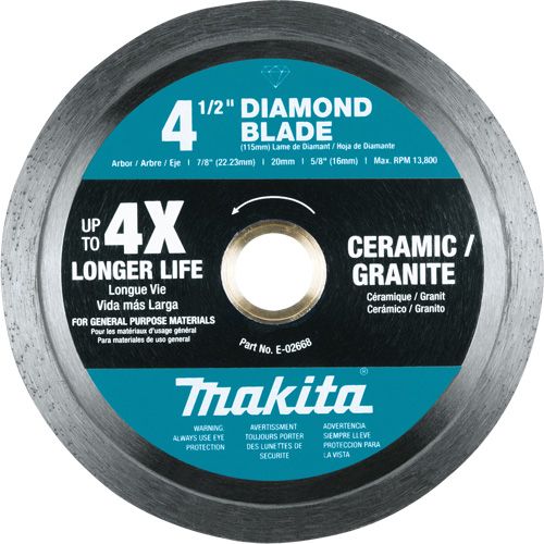 Continuous Rim Diamond Blade - Makita E-02668