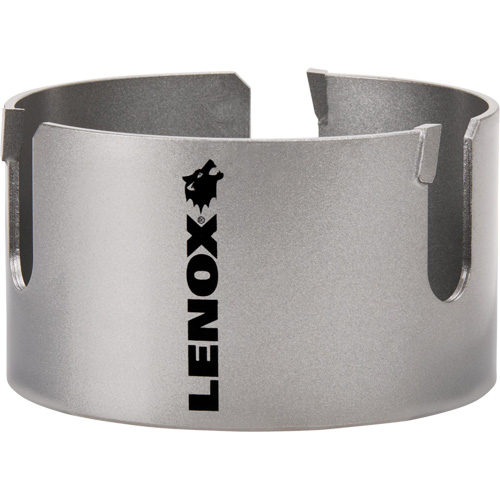 Multi-Materials Hole Saw, 4-5/8", 4" Depth of Cut, Carbide - Lenox LXAH4458