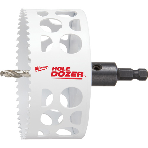 Hole Dozer Hole Saw, 4", 1-5/8" Depth of Cut, Bi-Metal - Milwaukee 49-56-9685CAN