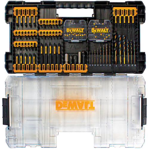 FlexTorq&reg; Drill & Driver Bit TSTAK&reg; Set, 100 Pcs., Hex/Phillips/Slotted/Square/Torx&reg; - DEWALT DWANGFT100SETC