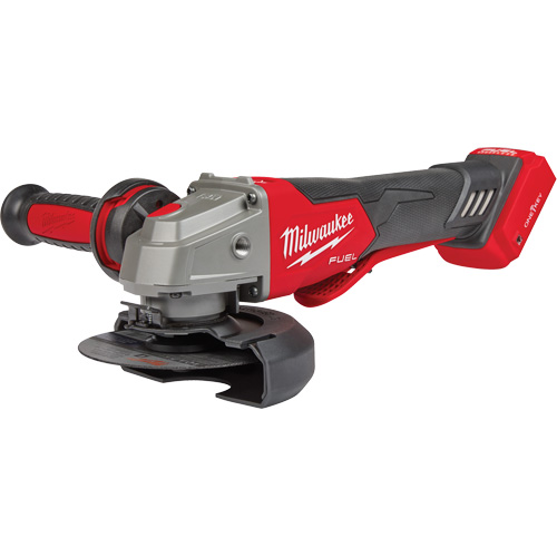 M18 Fuel No-Lock Braking Grinder with One-Key Paddle Switch (Tool Only), 4-1/2" or 5" Wheel, 18 V - Milwaukee 2882-20