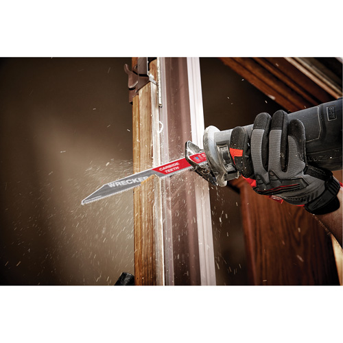 Wrecker Sawzall&reg; Blade, Carbide, 6 TPI, 6" L x 1" W - Milwaukee 48-00-5341