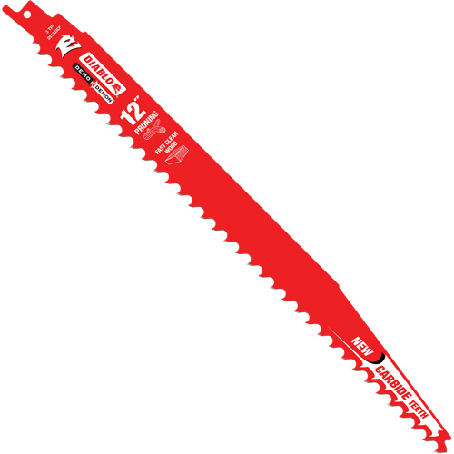 Pruning & Clean Wood Blade, Carbide, 3 TPI, 12" L - Diablo DS1203CPC
